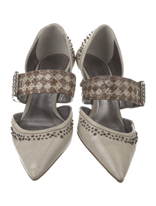 Bottega Veneta Intrecciato Weave Leather D'Orsay Pumps