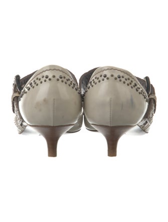 Bottega Veneta Intrecciato Weave Leather D'Orsay Pumps