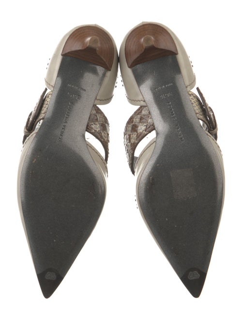 Bottega Veneta Intrecciato Weave Leather D'Orsay Pumps