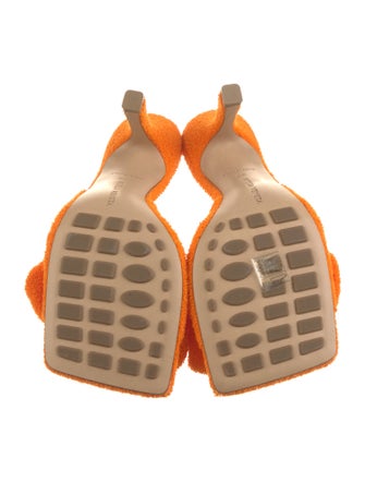 Bottega Veneta Terry Cloth Bow Accents Slides