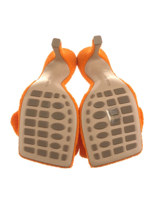 Bottega Veneta Terry Cloth Bow Accents Slides