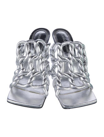 Bottega Veneta Leather Slides