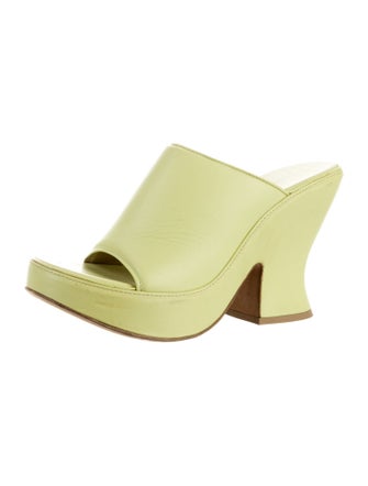 Bottega Veneta Leather Slides