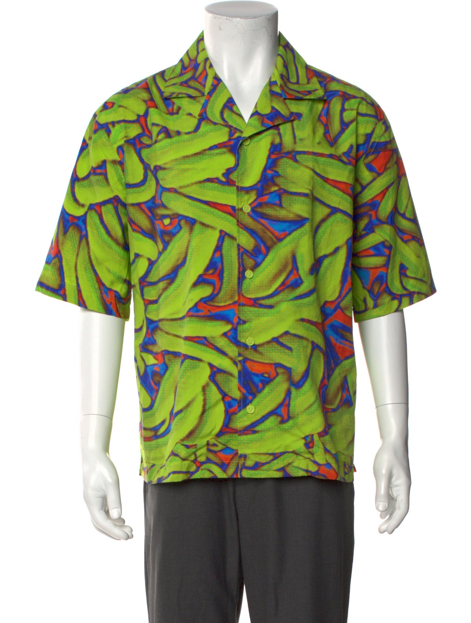 Bottega Veneta Striped Short Sleeve Shirt