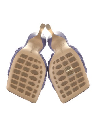 Bottega Veneta Intrecciato Weave Raffia Slides