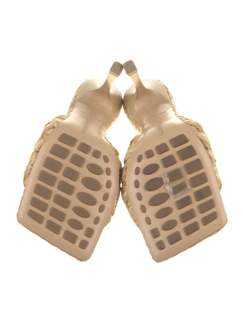 Bottega Veneta Raffia Slides