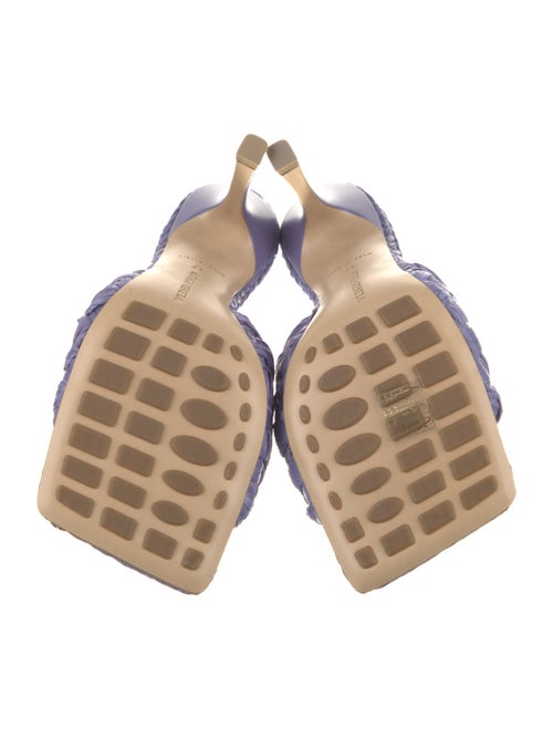 Bottega Veneta Intrecciato Weave Raffia Slides