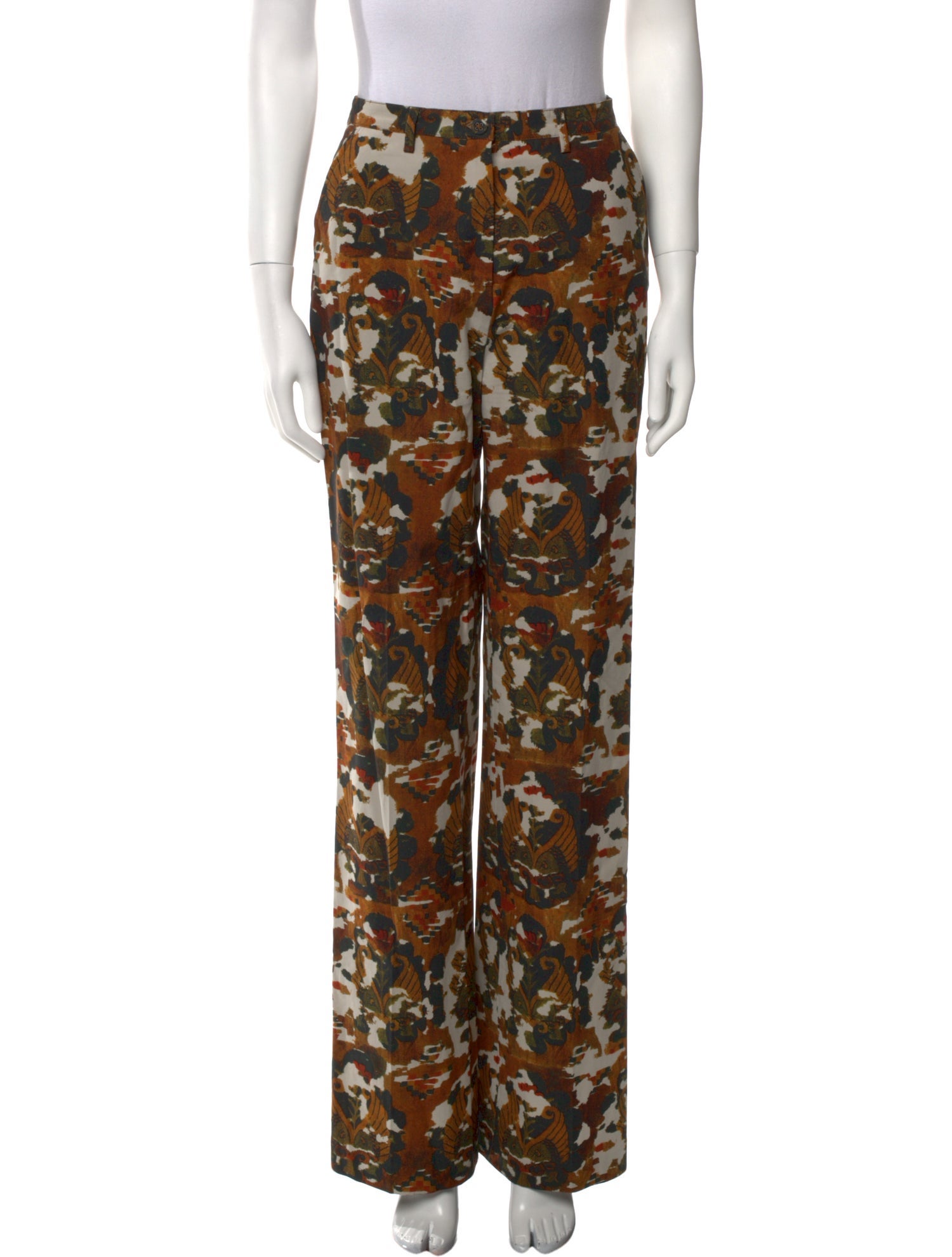 Bottega Veneta Printed Wide Leg Pants