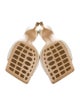 Bottega Veneta Quilted Pattern Leather Slides