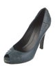 Bottega Veneta Leather Pleated Accents Pumps