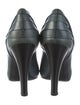 Bottega Veneta Leather Pleated Accents Pumps