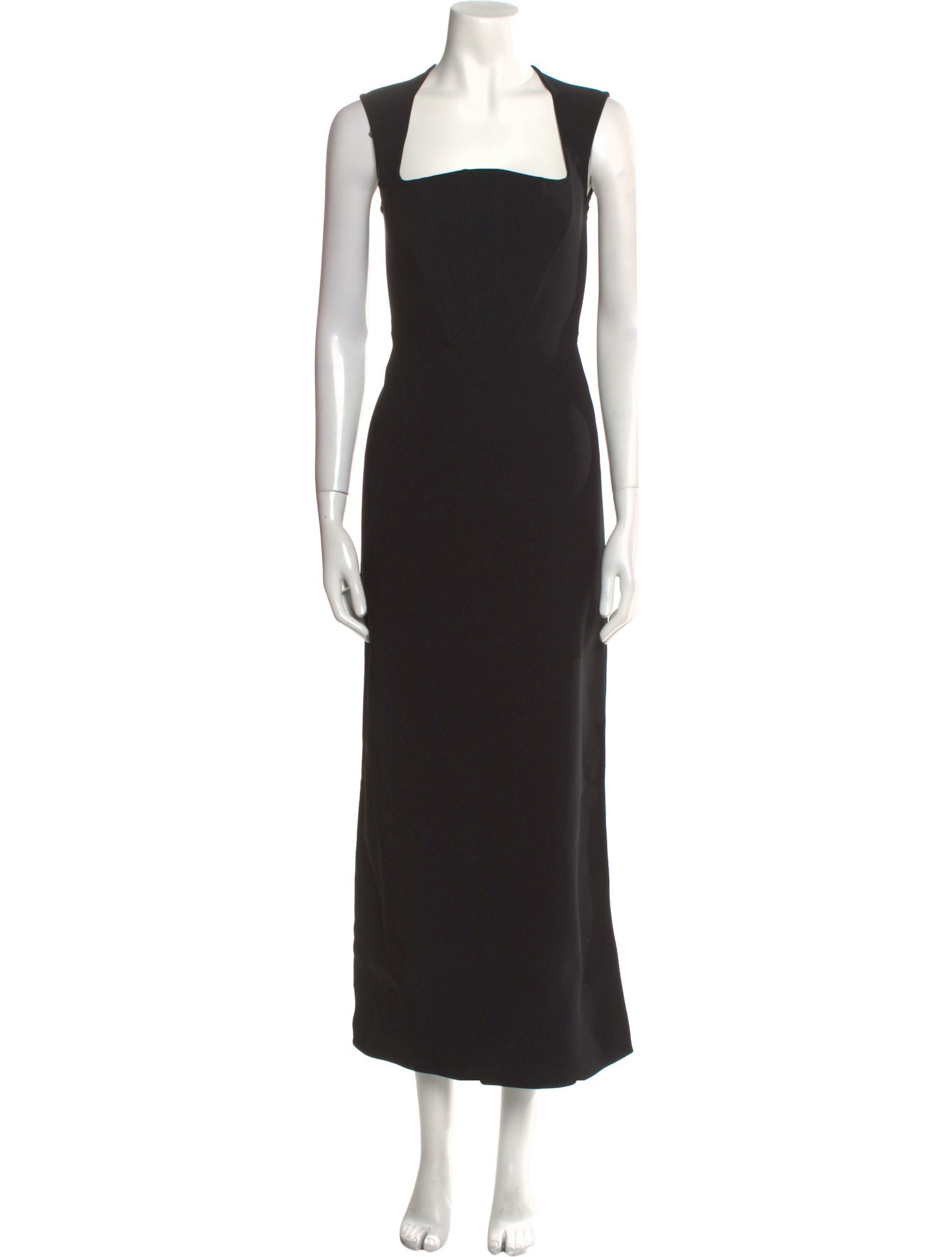 Bottega Veneta Square Neckline Long Dress