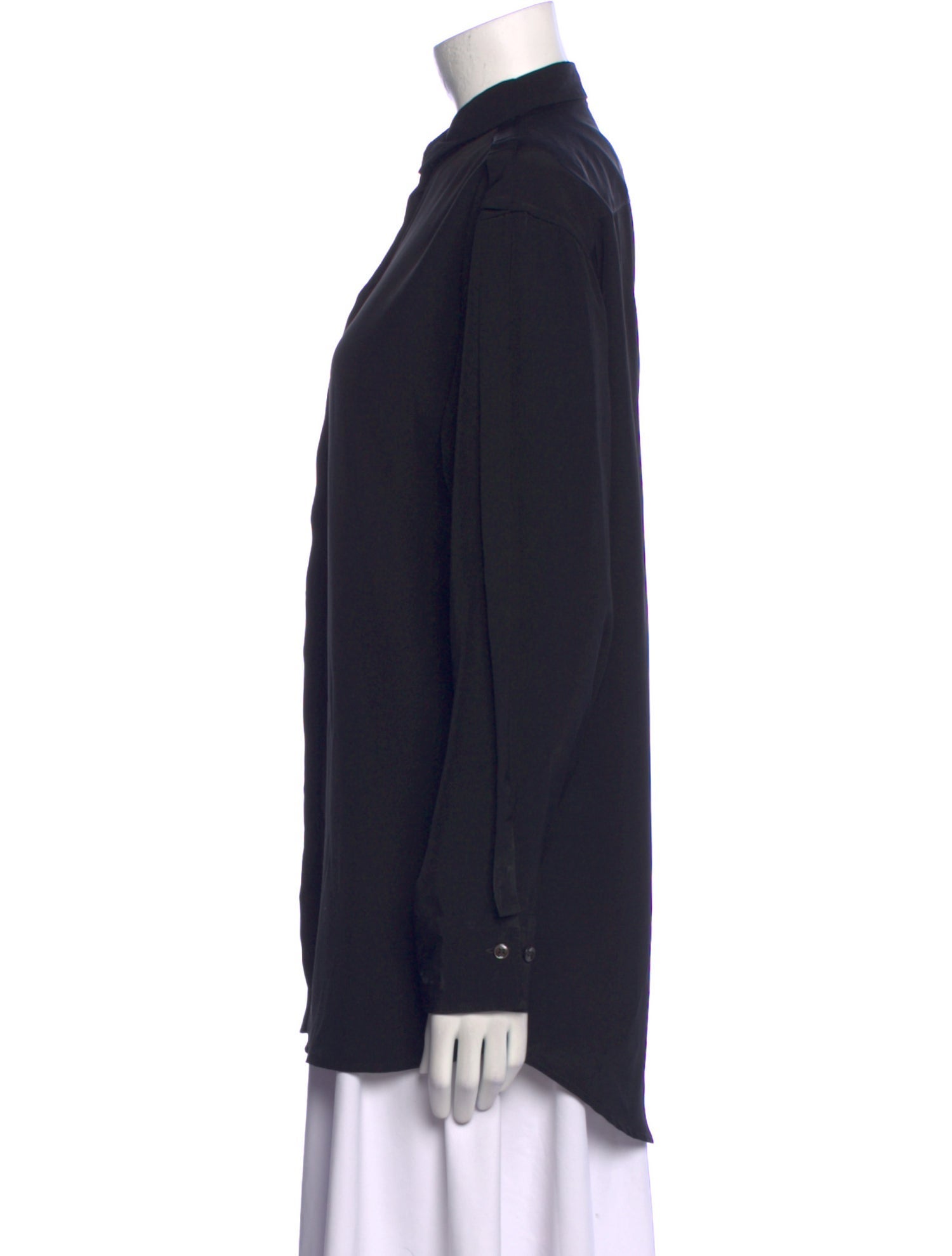 Bottega Veneta Long Sleeve Button-Up Top