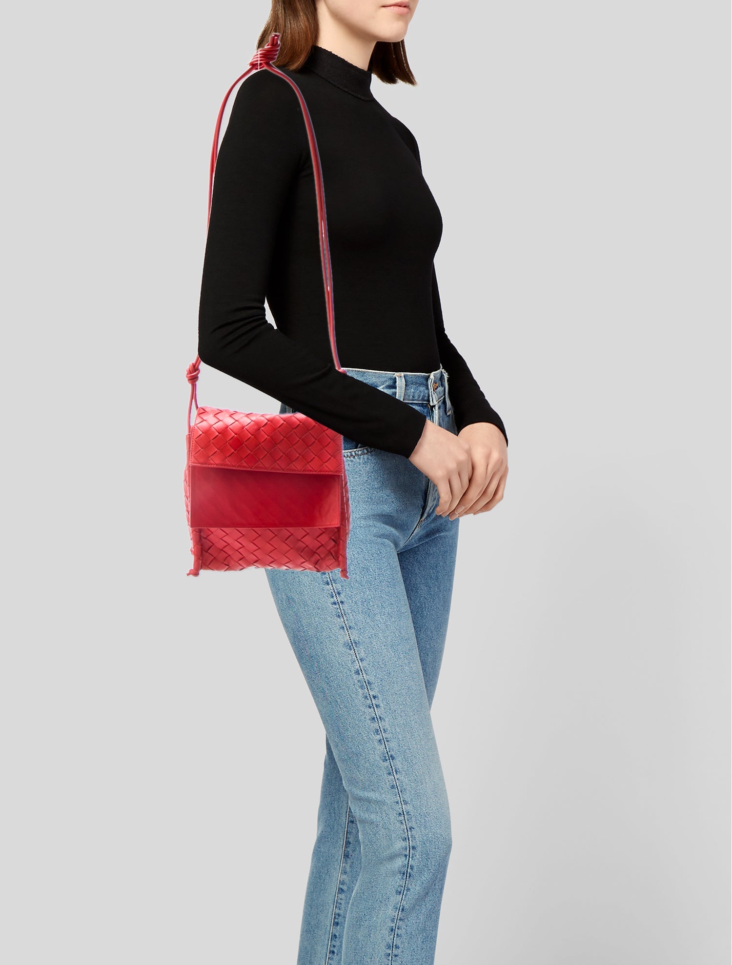 Bottega Veneta Intrecciato Knot Strap Small