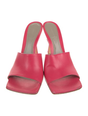 Bottega Veneta Leather Slides