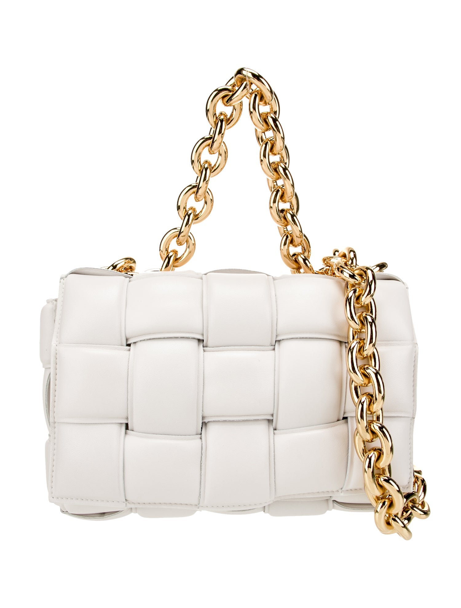 Bottega Veneta Leather Chain Padded Cassette
