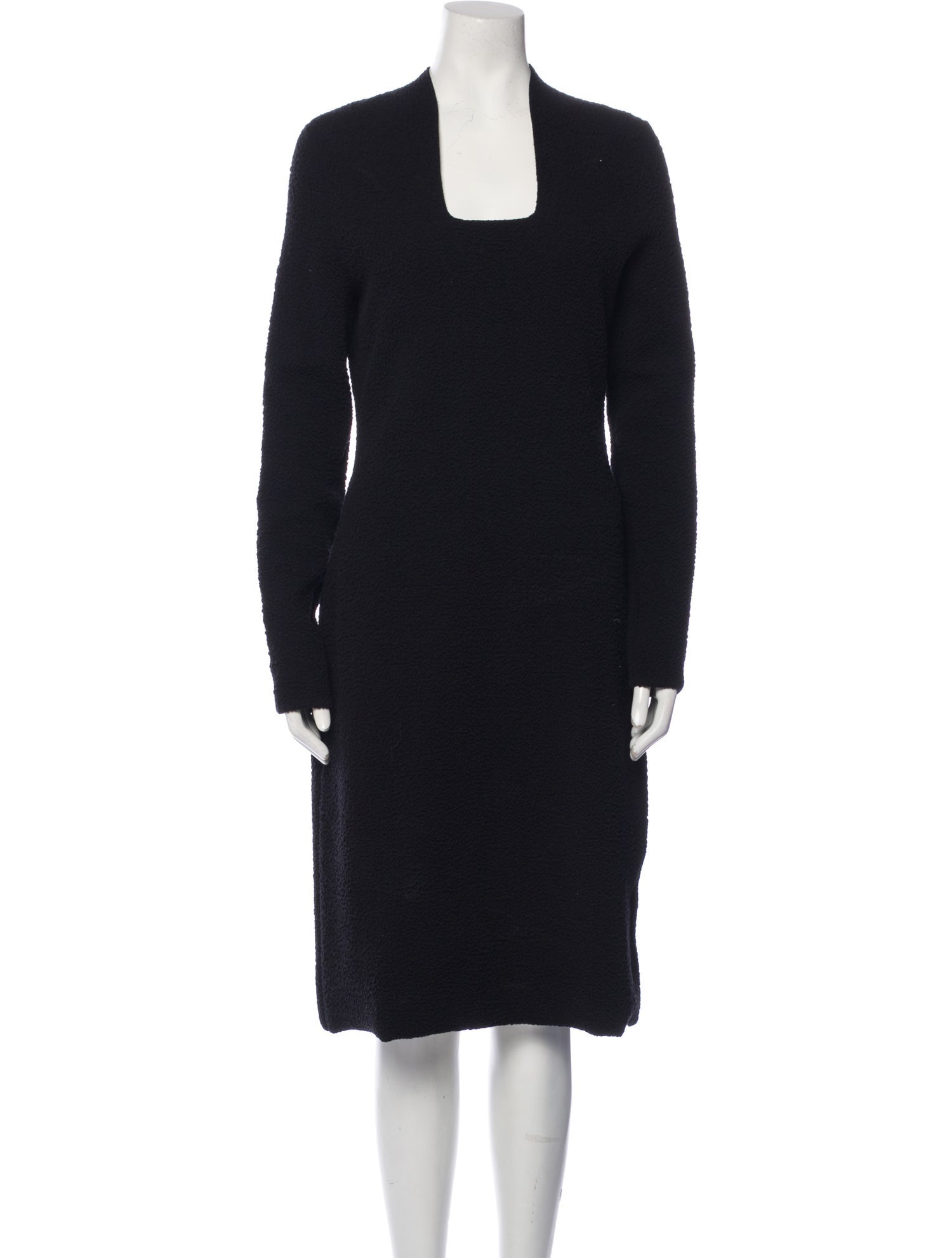 Bottega Veneta Square Neckline Midi Length Dress