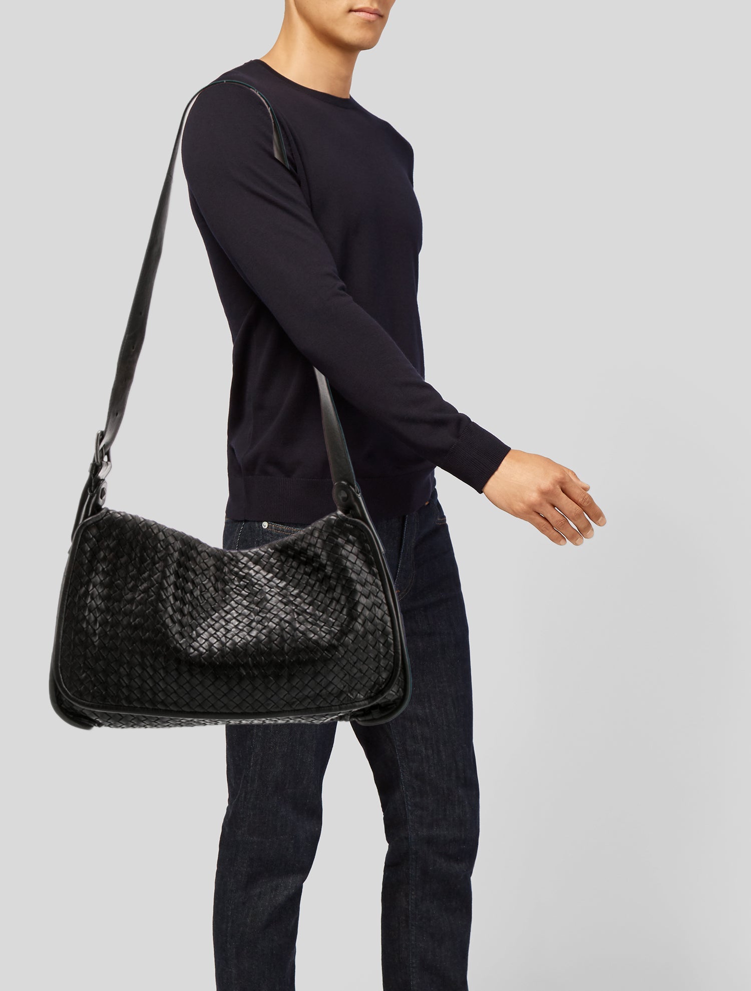 Bottega Veneta Intrecciato Messenger Bag