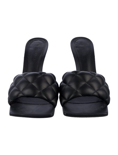 Bottega Veneta Quilted Pattern Leather Slides