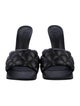 Bottega Veneta Quilted Pattern Leather Slides