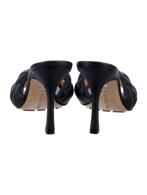 Bottega Veneta Quilted Pattern Leather Slides