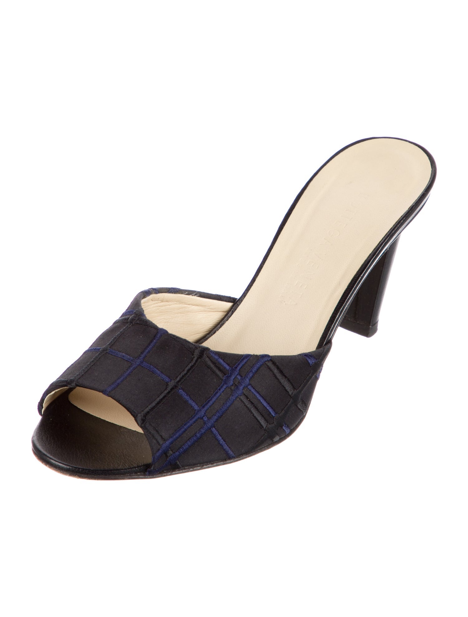 Bottega Veneta Embroidered Accent Slides