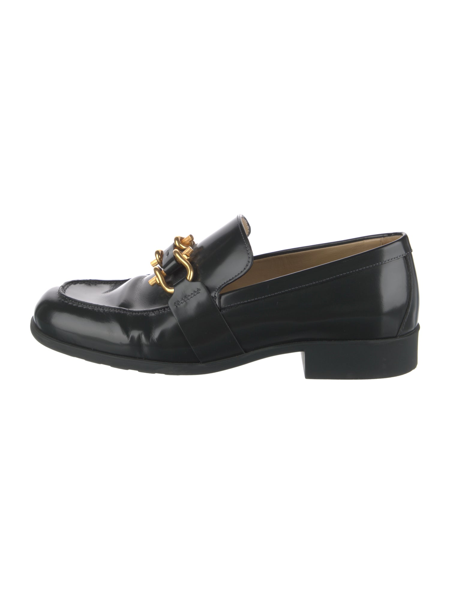 Bottega Veneta Leather Tassel Accents Dress Loafers