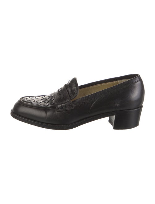 Bottega Veneta Intrecciato Weave Leather Loafers