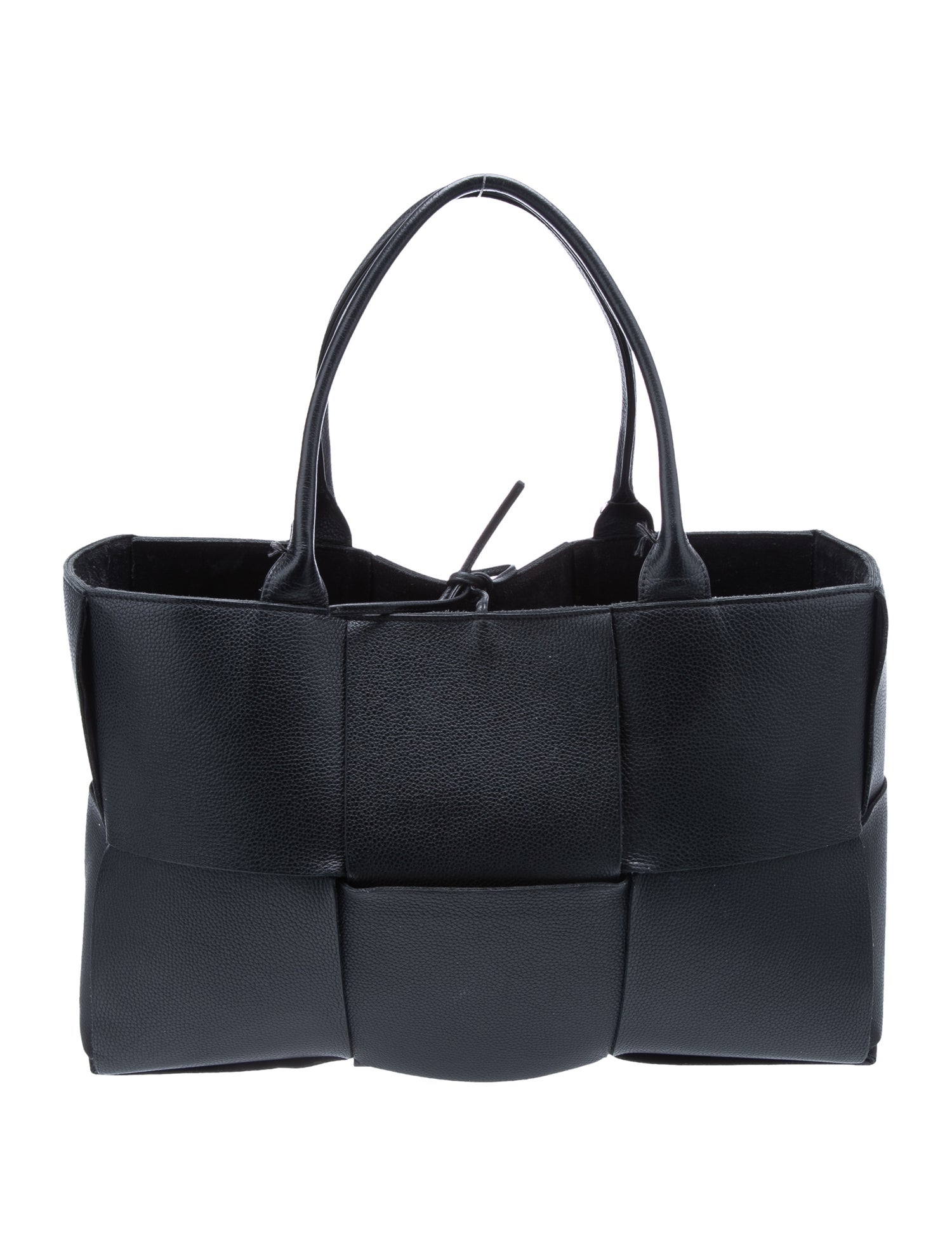 Bottega Veneta Intrecciato Arco - Black Totes, Handbags