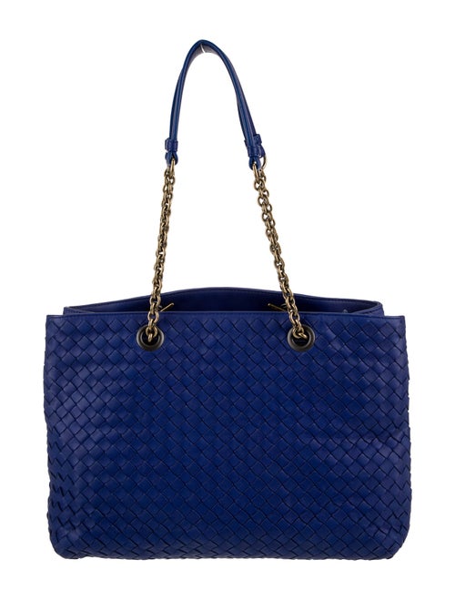 Bottega Veneta Intrecciato Chain Tote Medium