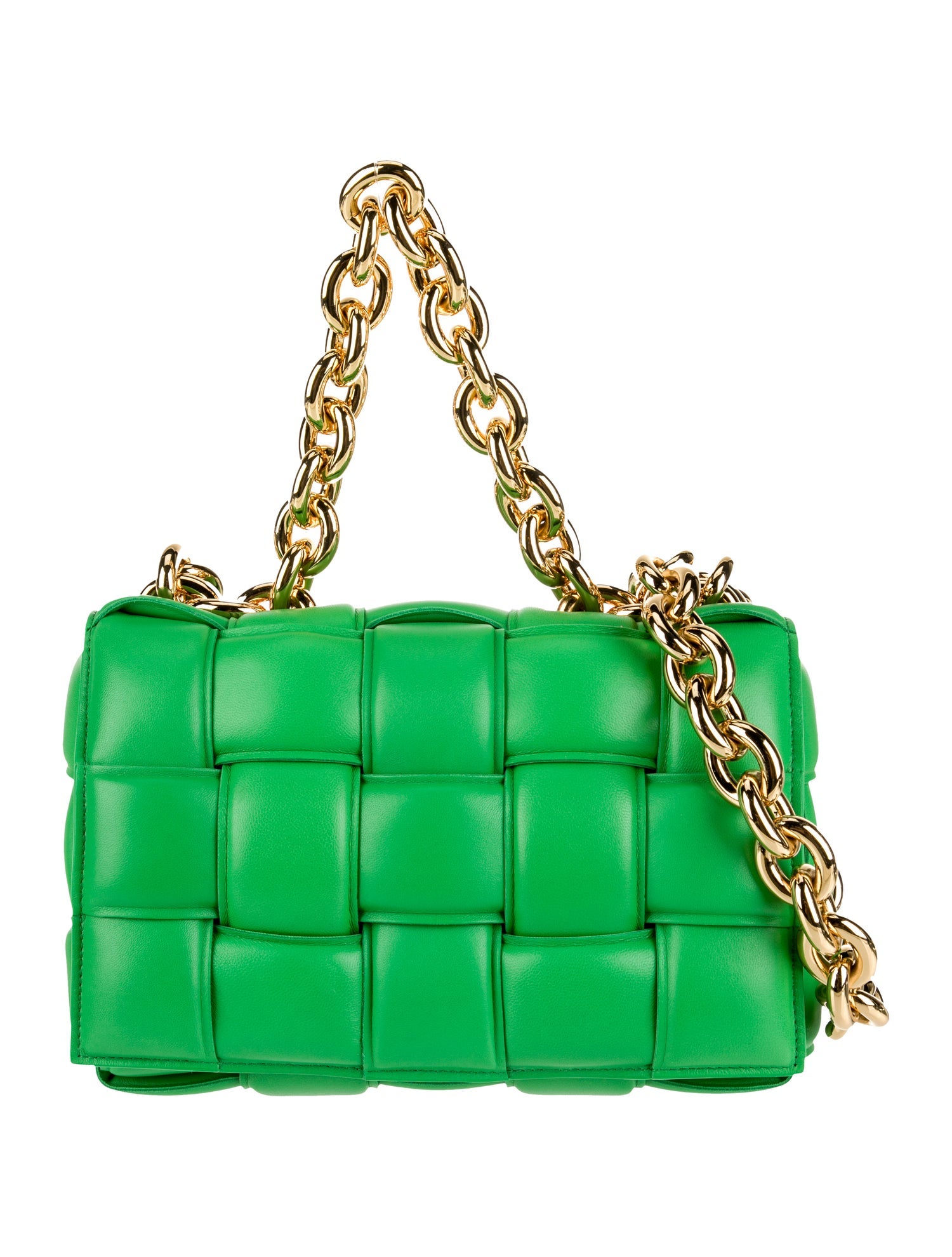 Bottega Veneta Leather Chain Padded Cassette