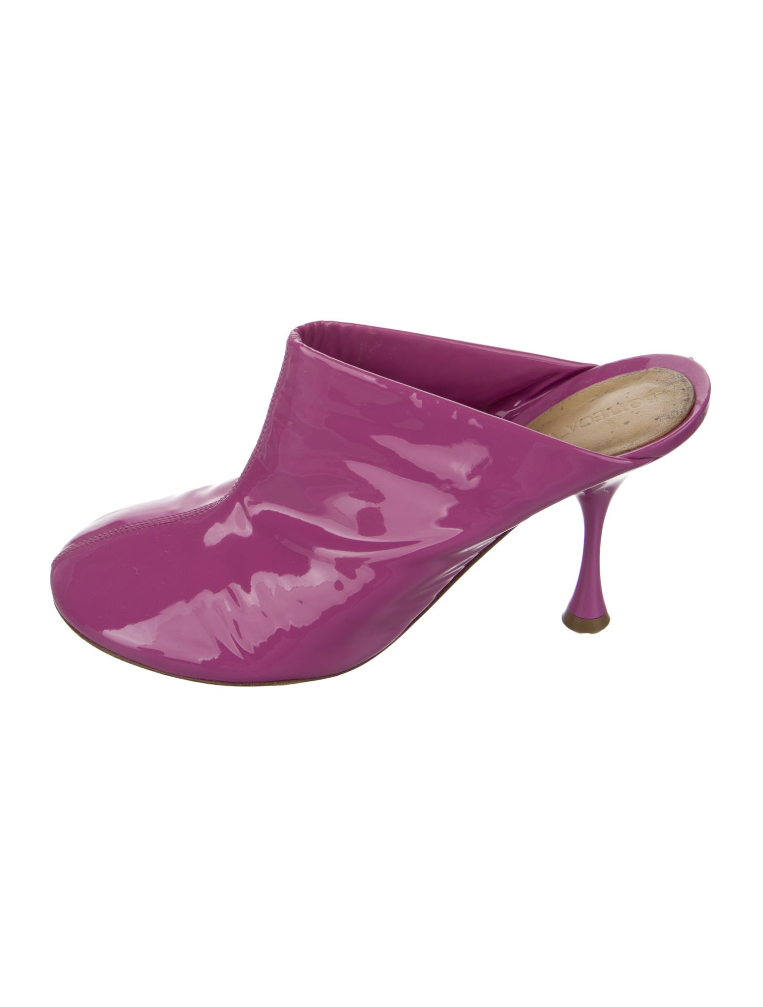 Bottega Veneta Patent Leather Mules
