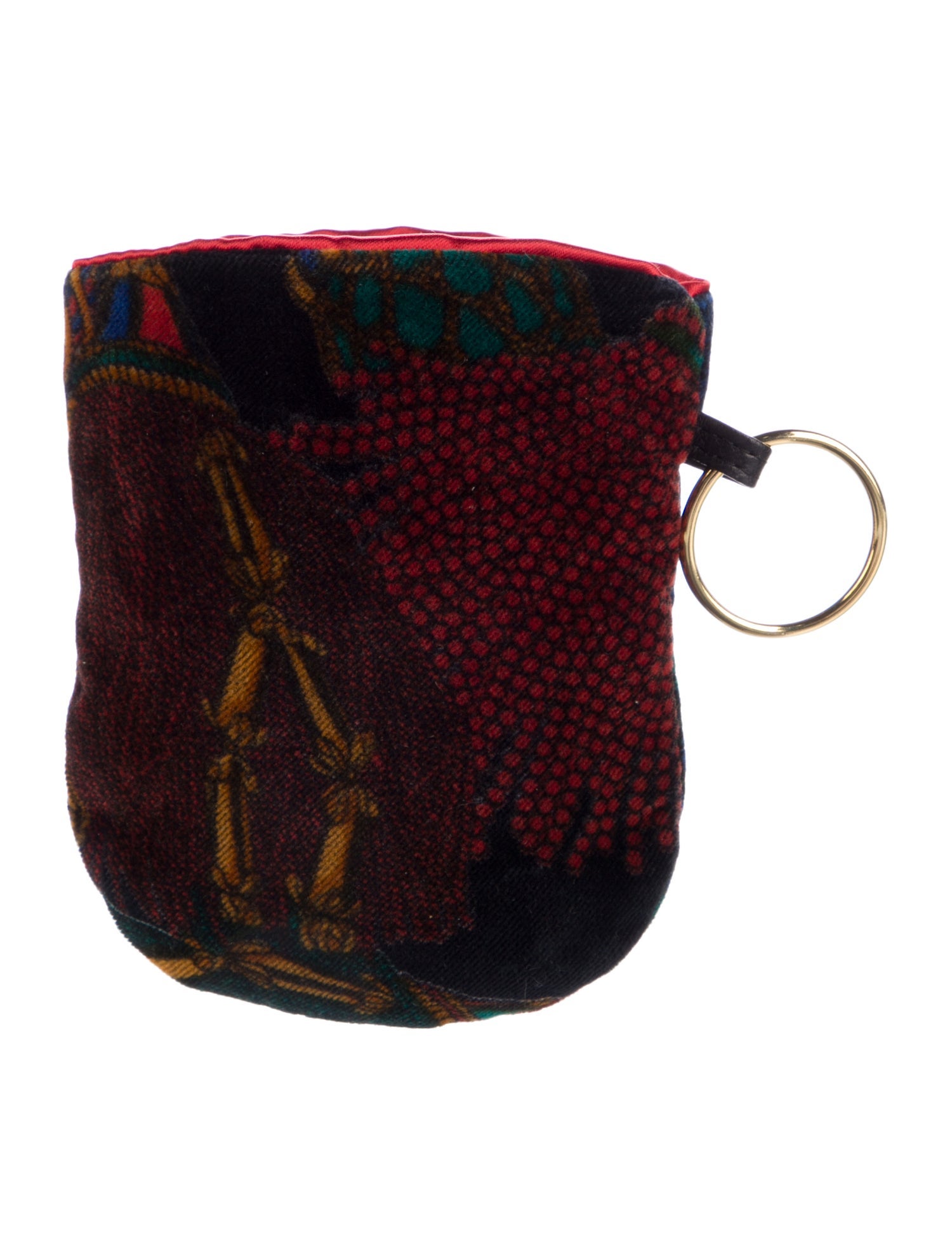 Bottega Veneta Vintage Velvet Pouch