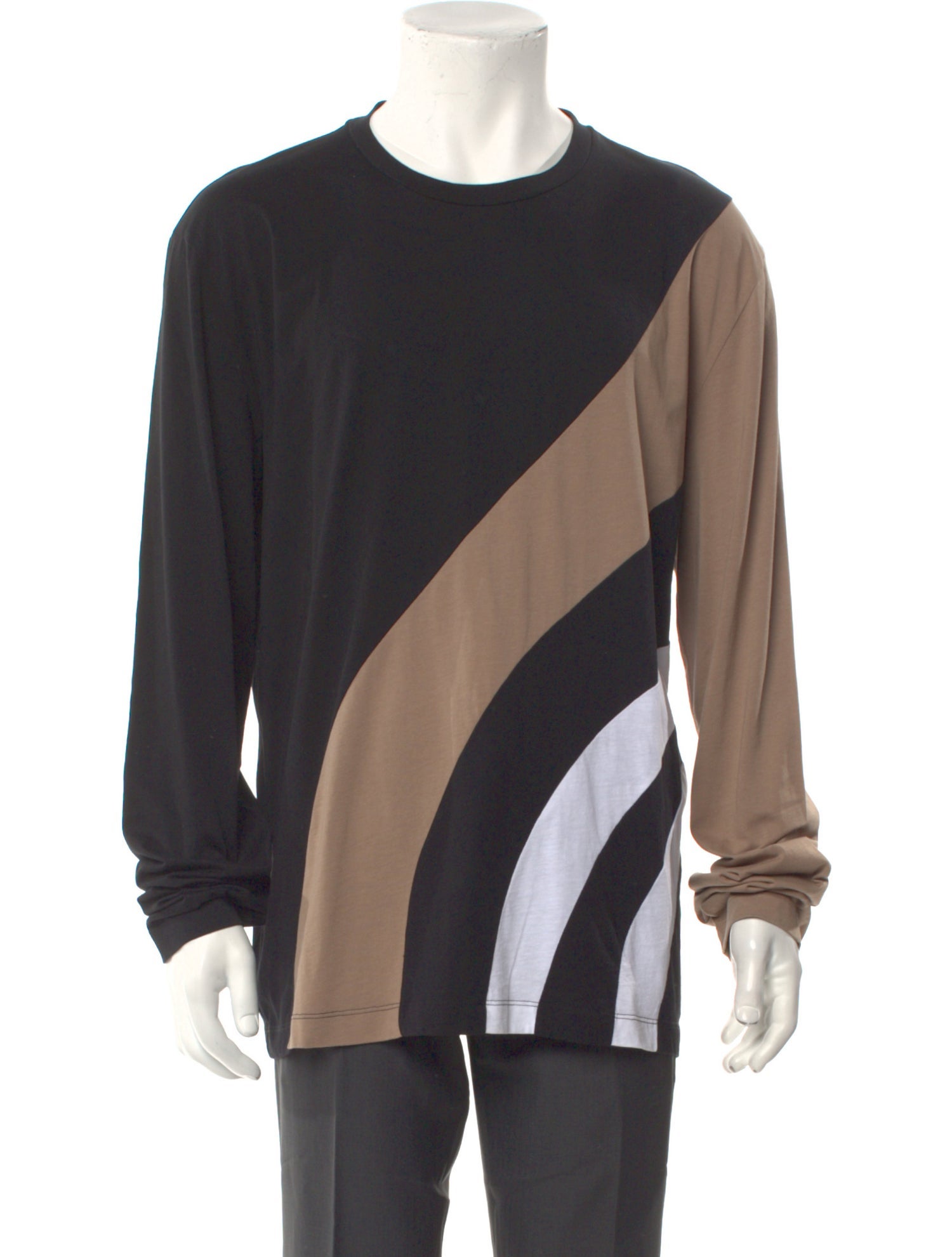Bottega Veneta Striped Scoop Neck T-Shirt