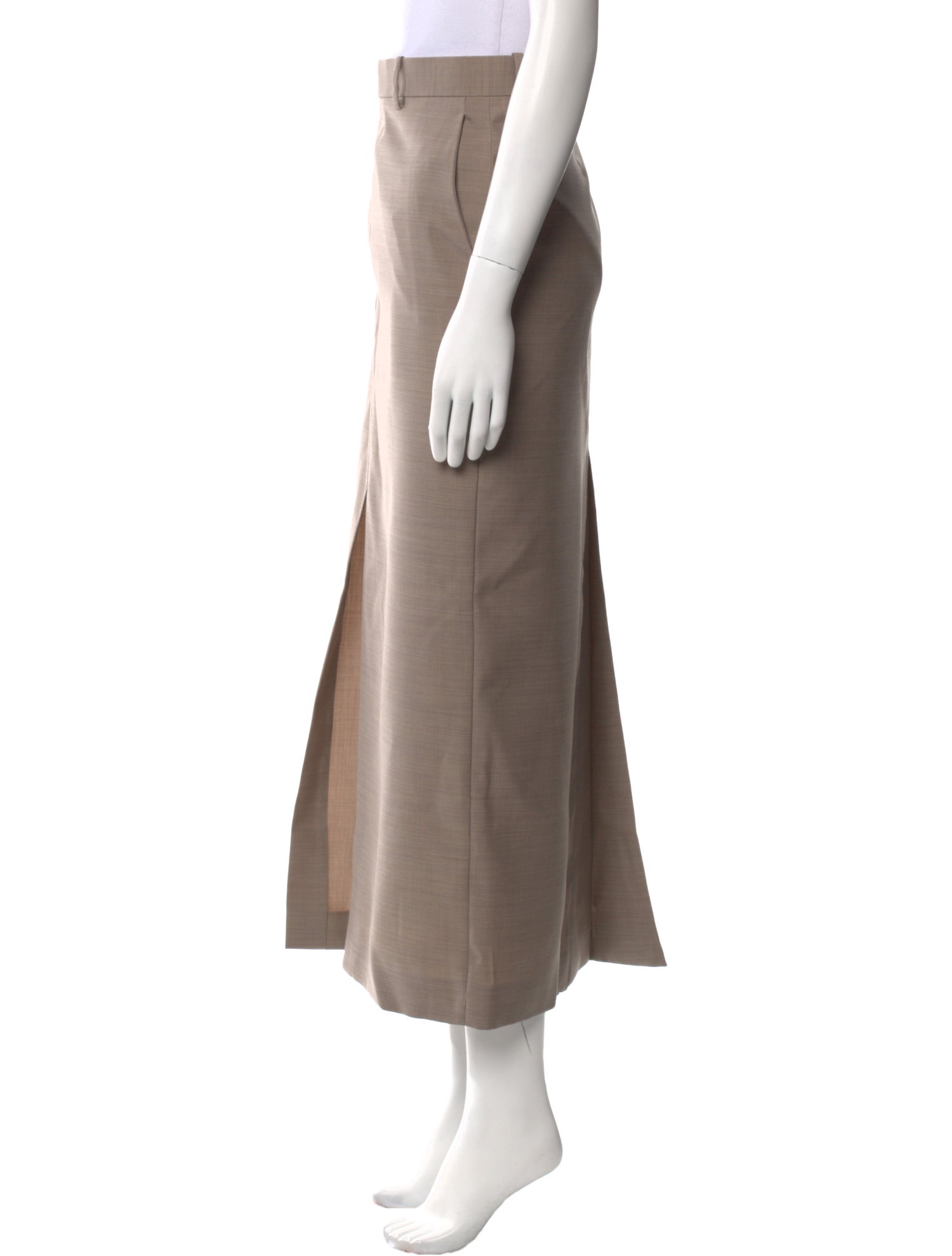 Bottega Veneta Wool Midi Length Skirt