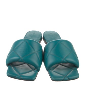 Bottega Veneta Leather Slides