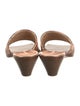 Bottega Veneta Intrecciato Weave Leather Slides