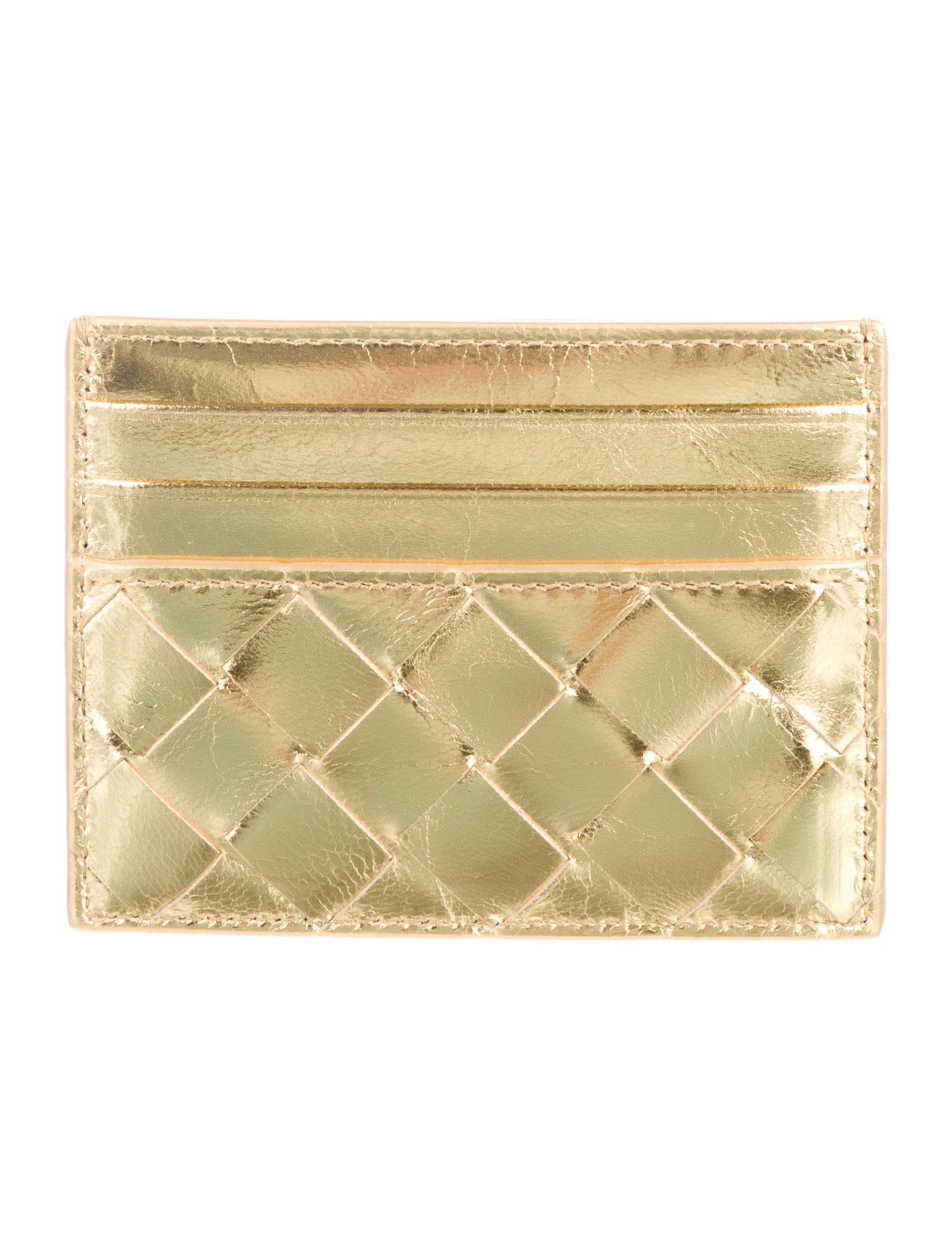 Bottega Veneta Intrecciato Weave Leather Wallet