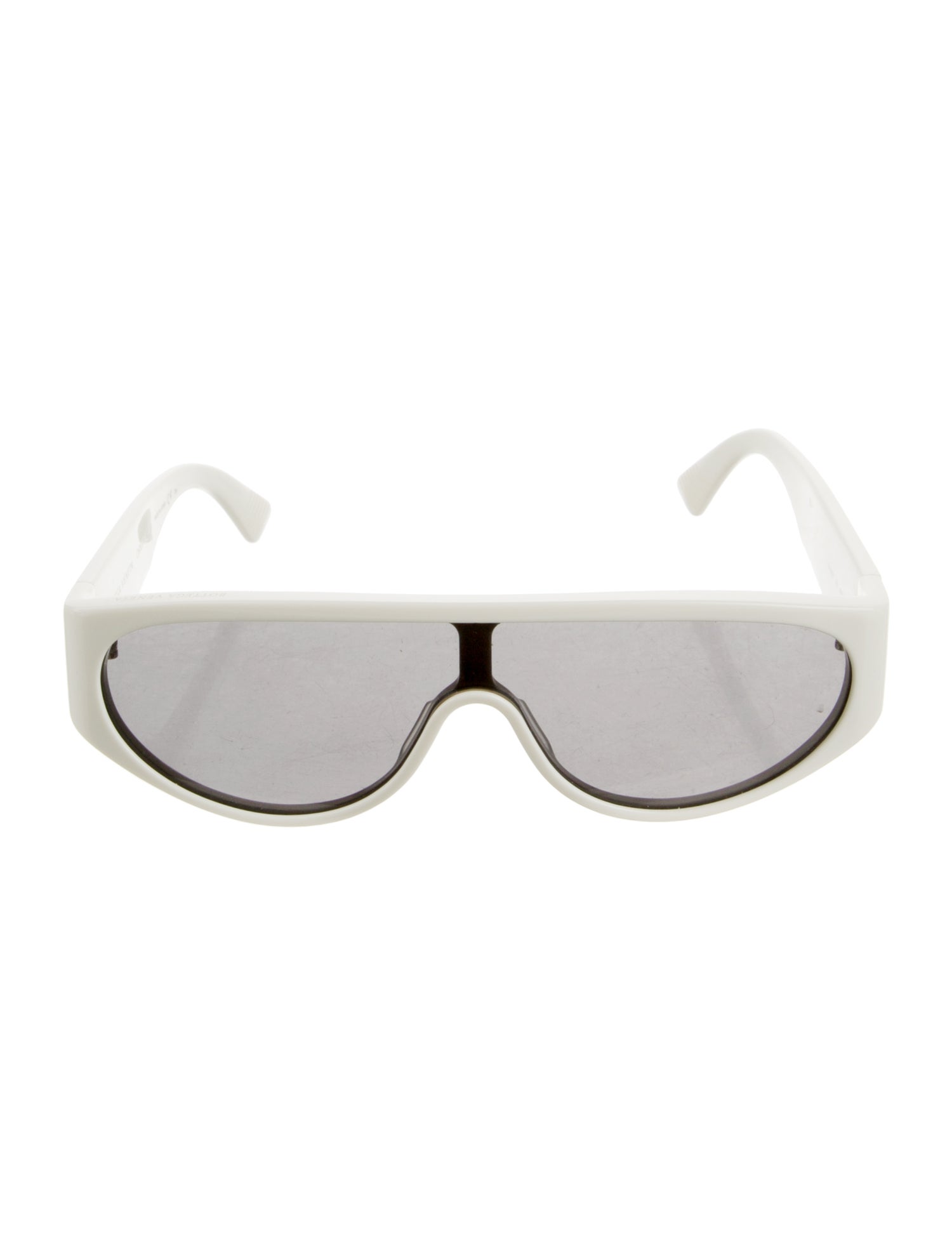 Bottega Veneta Shield Mirrored Sunglasses
