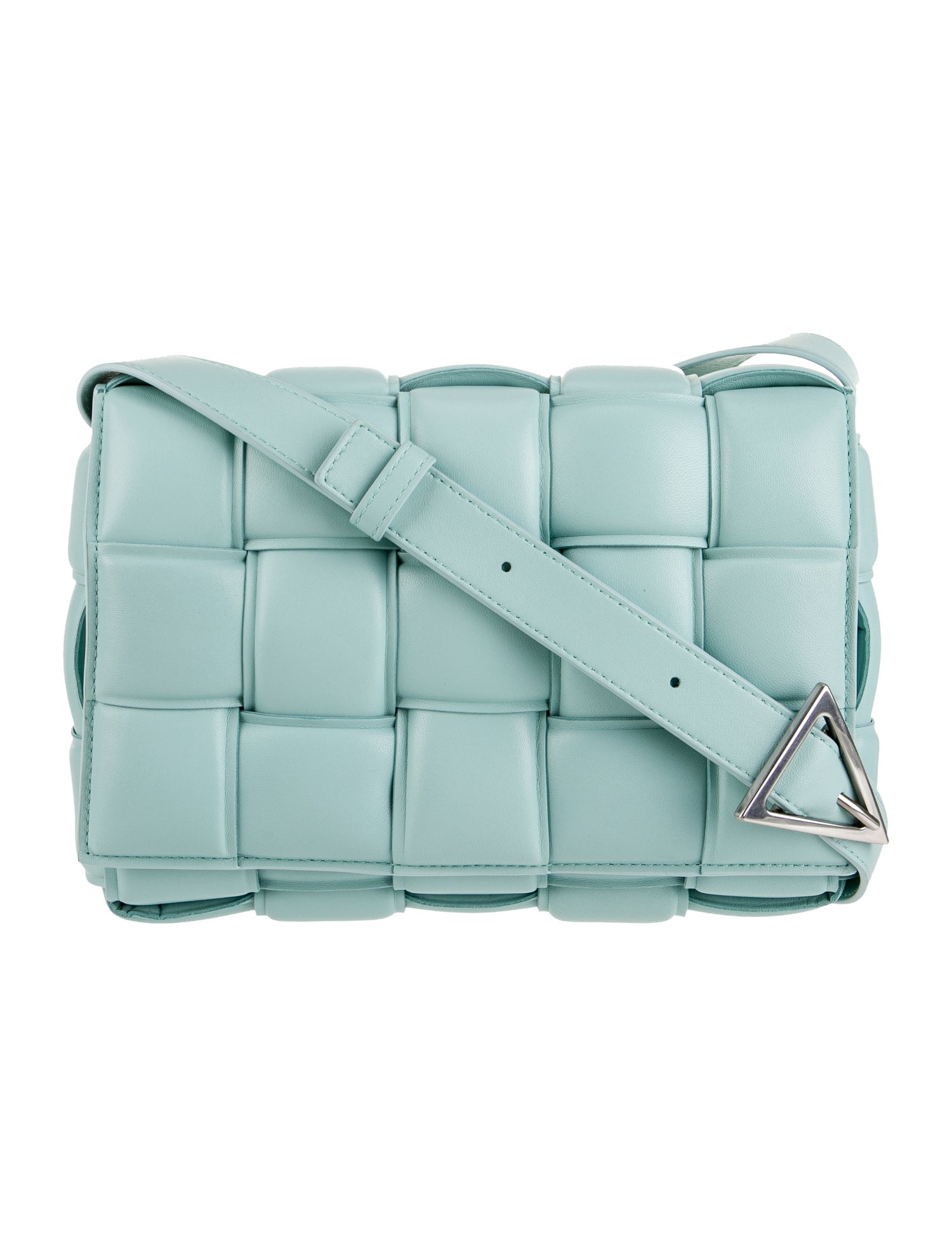 BOTTEGA　VENETA Bottega Veneta Intrecciato Padded Cassette - Blue Crossbody