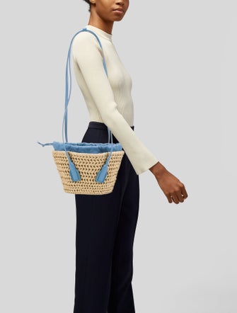 Bottega Veneta Raffia Arco Small