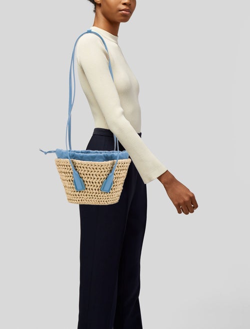Bottega Veneta Raffia Arco Small