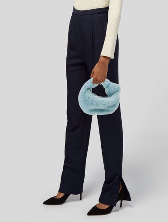 Bottega Veneta Faux Fur Top Handle Bag w/ Tags