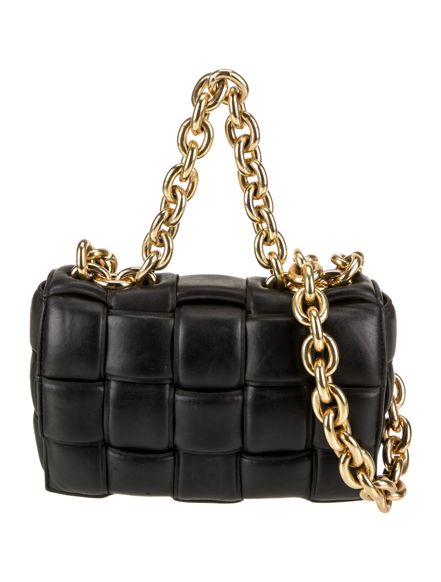 Bottega Veneta Leather Chain Padded Cassette