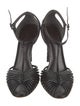 Bottega Veneta Intrecciato Weave Leather T-Strap Pumps