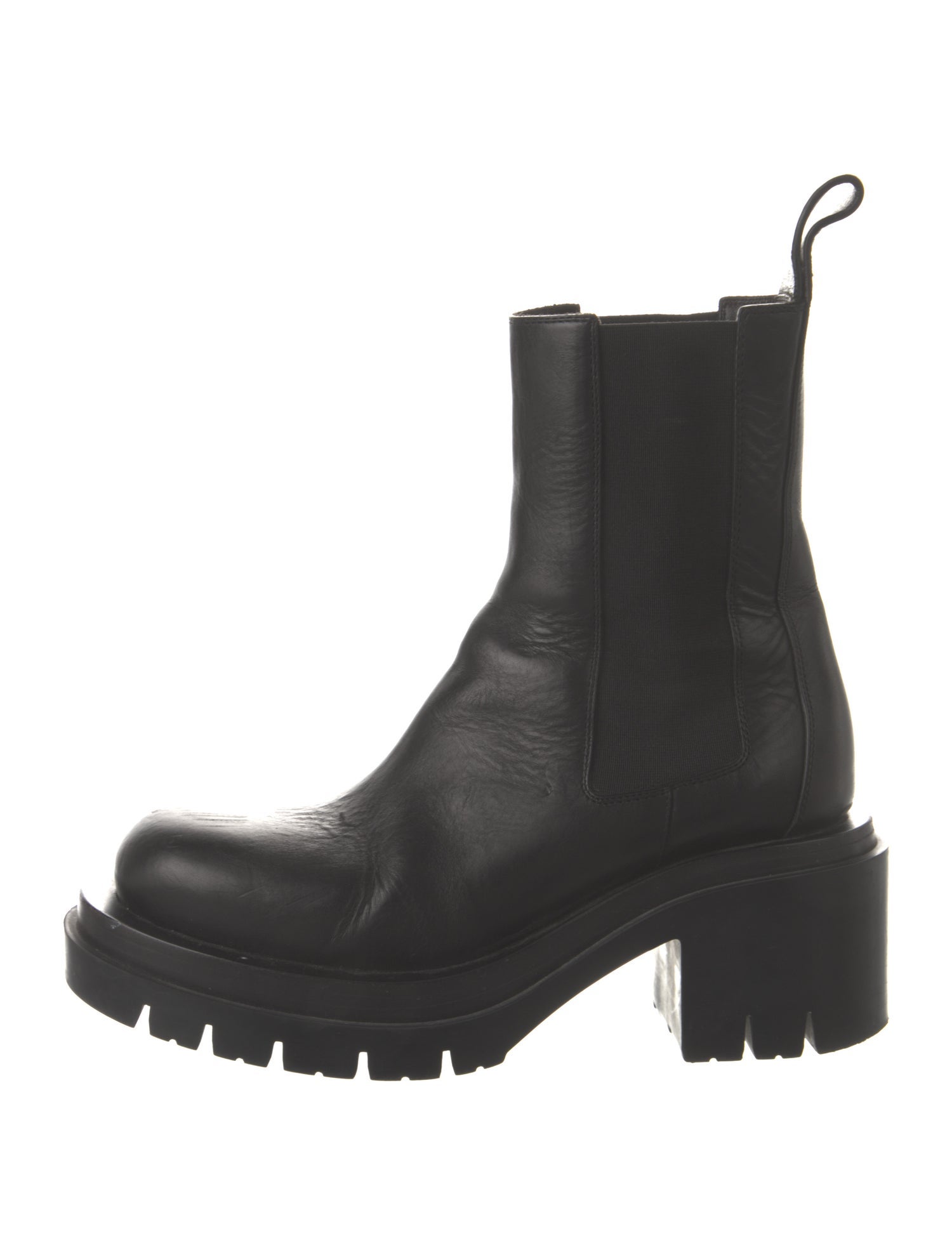 Bottega Veneta Leather Combat Boots