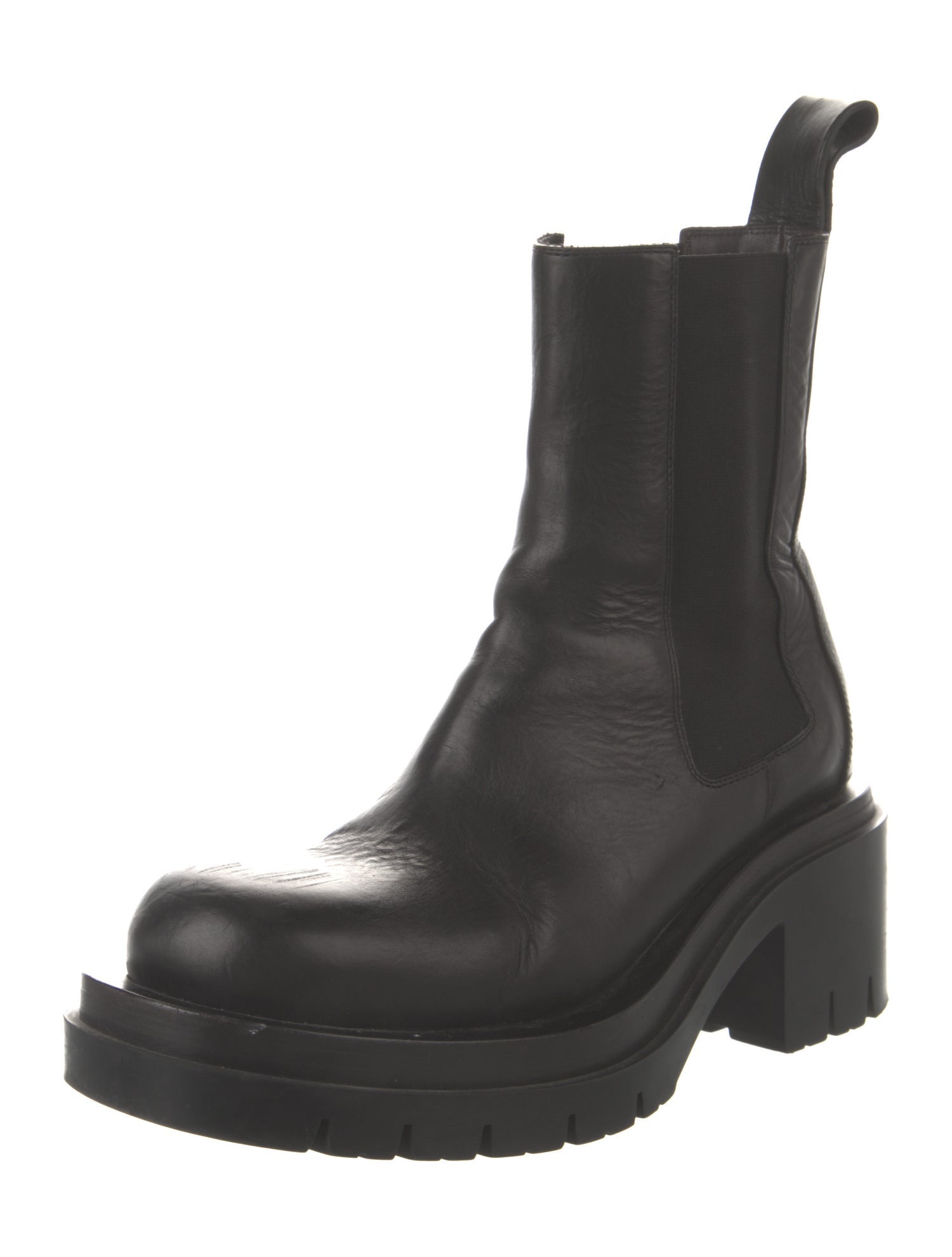 Bottega Veneta Leather Combat Boots