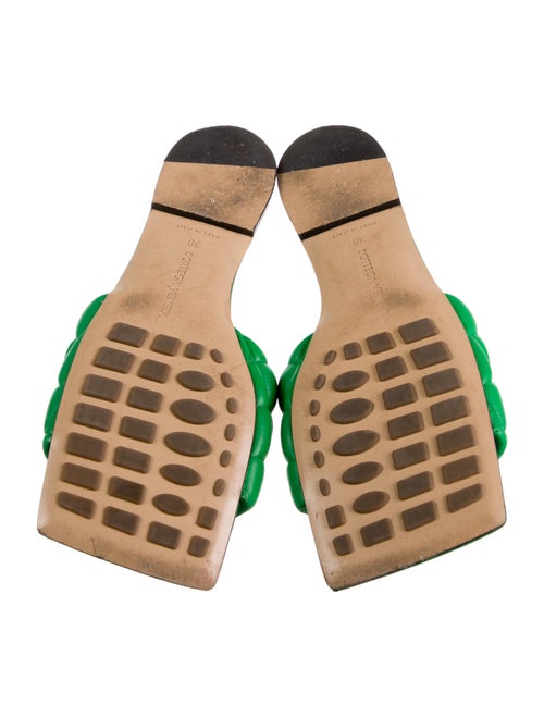 Bottega Veneta Quilted Pattern Leather Slides