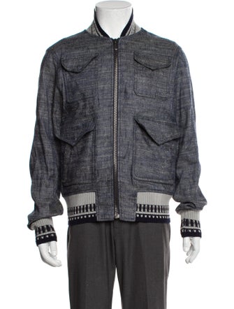 Bottega Veneta Linen Bomber Jacket