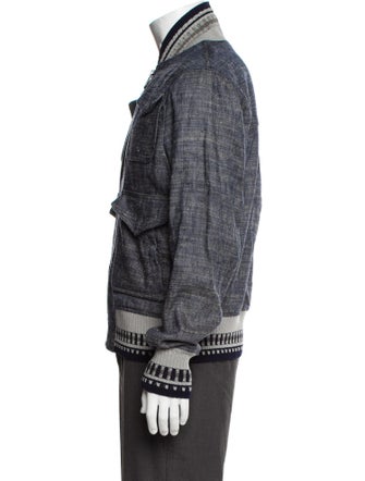 Bottega Veneta Linen Bomber Jacket